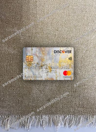 USA Discover bank mastercard photolook front
